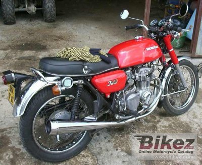 1975 Honda CB 350 disc photo